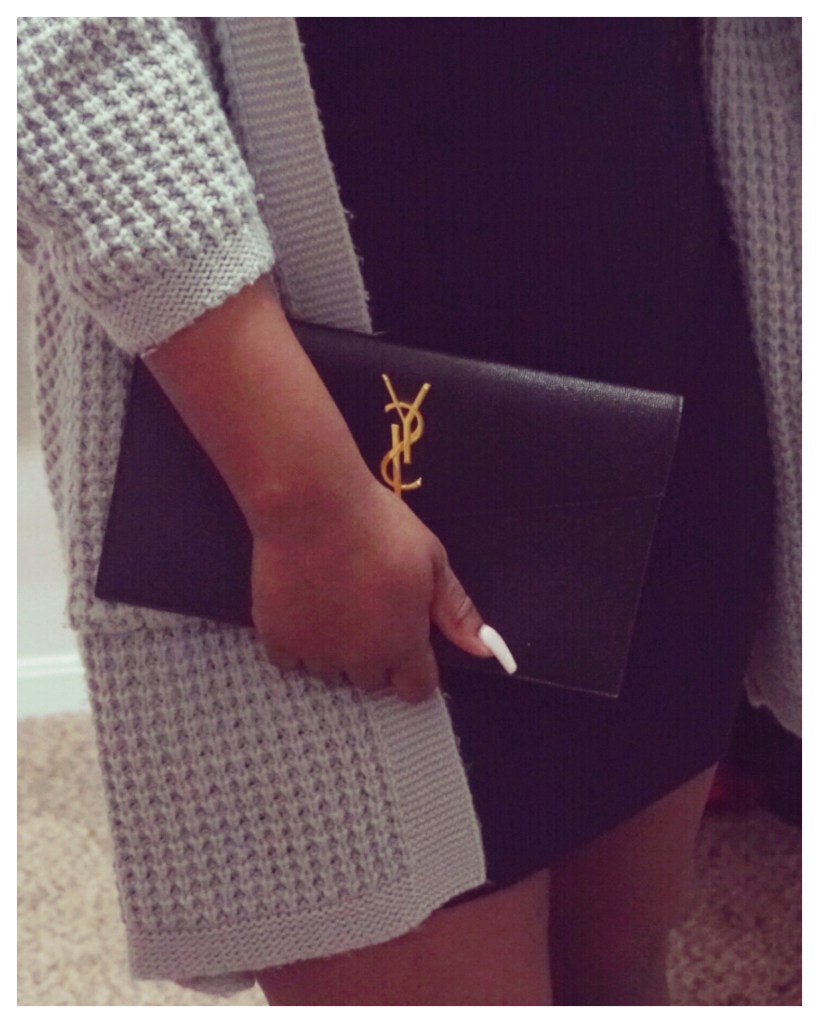 Luxe Layers Ft. Saint Laurent Uptown Pouch | The Luxe Angel 