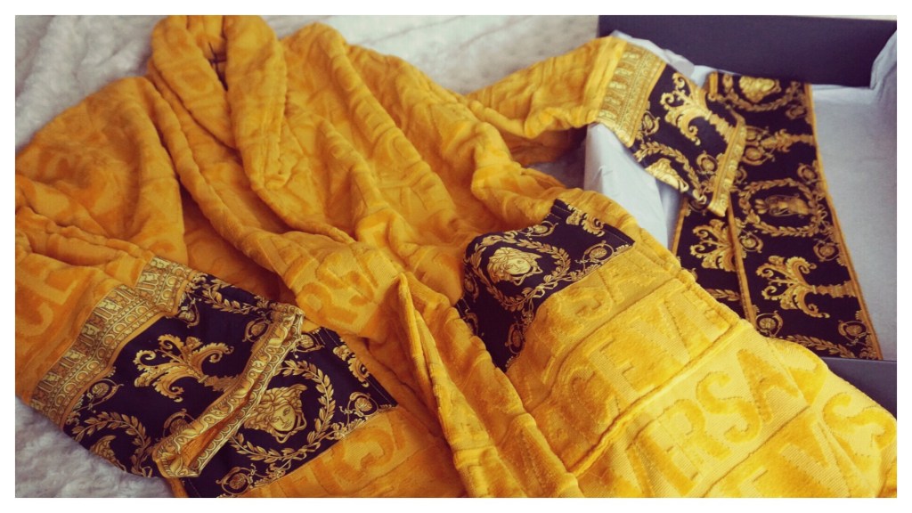 Do You Know What Today Is? | #SelfCareSunday Ft. Versace Home | Unboxing | The Luxe Angel Versace bathrobe